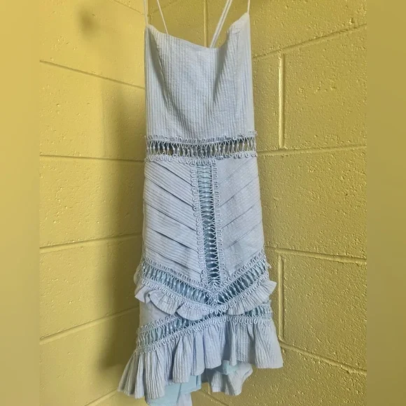 Selfie Leslie | Dresses | Selfie Leslie Light Blue Bodycon Mini Dress Size  Xs6 | Poshmark